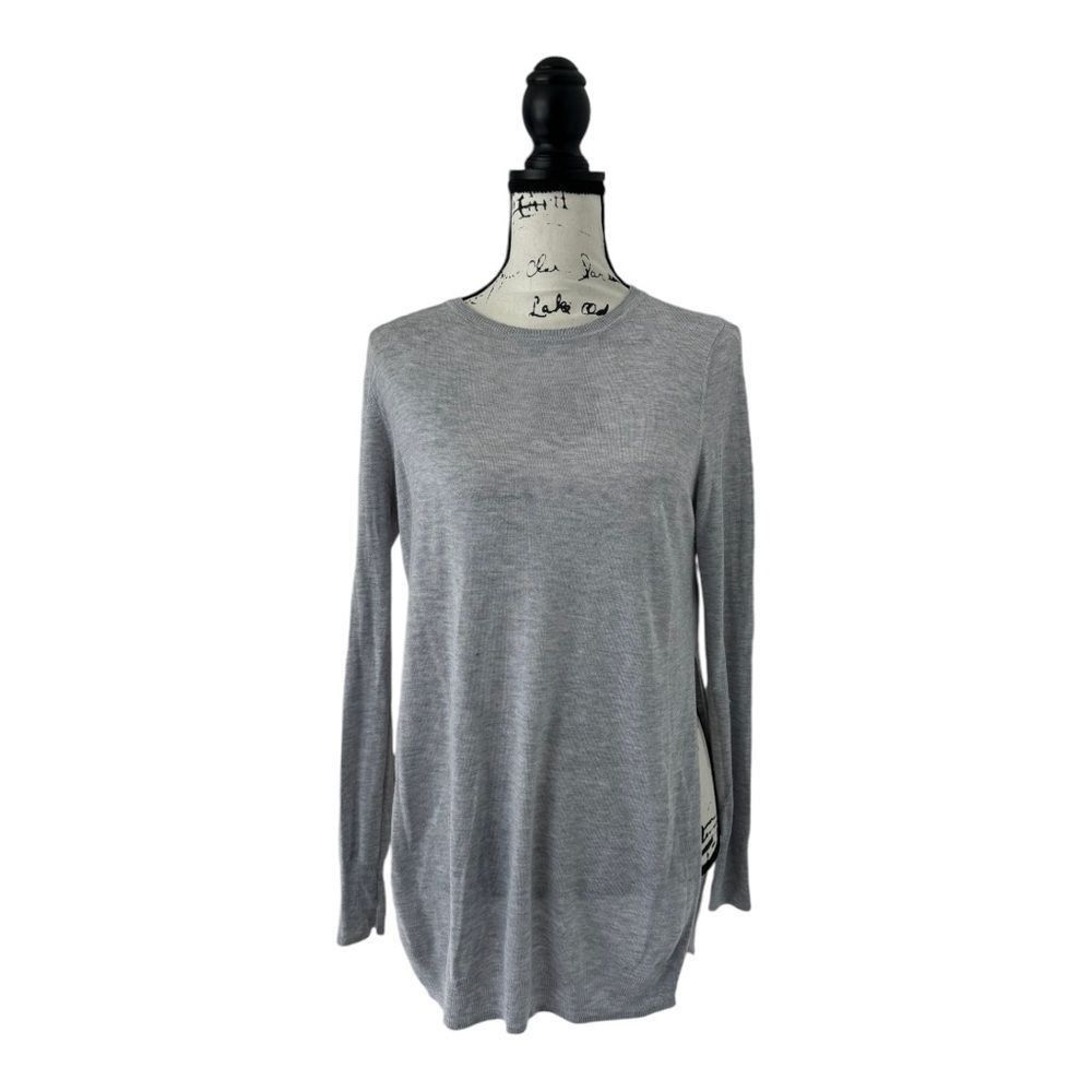 Zara Zara Knit SZ S grey lightweight sweater Size S / US 4 / IT 40 - 3 Thumbnail