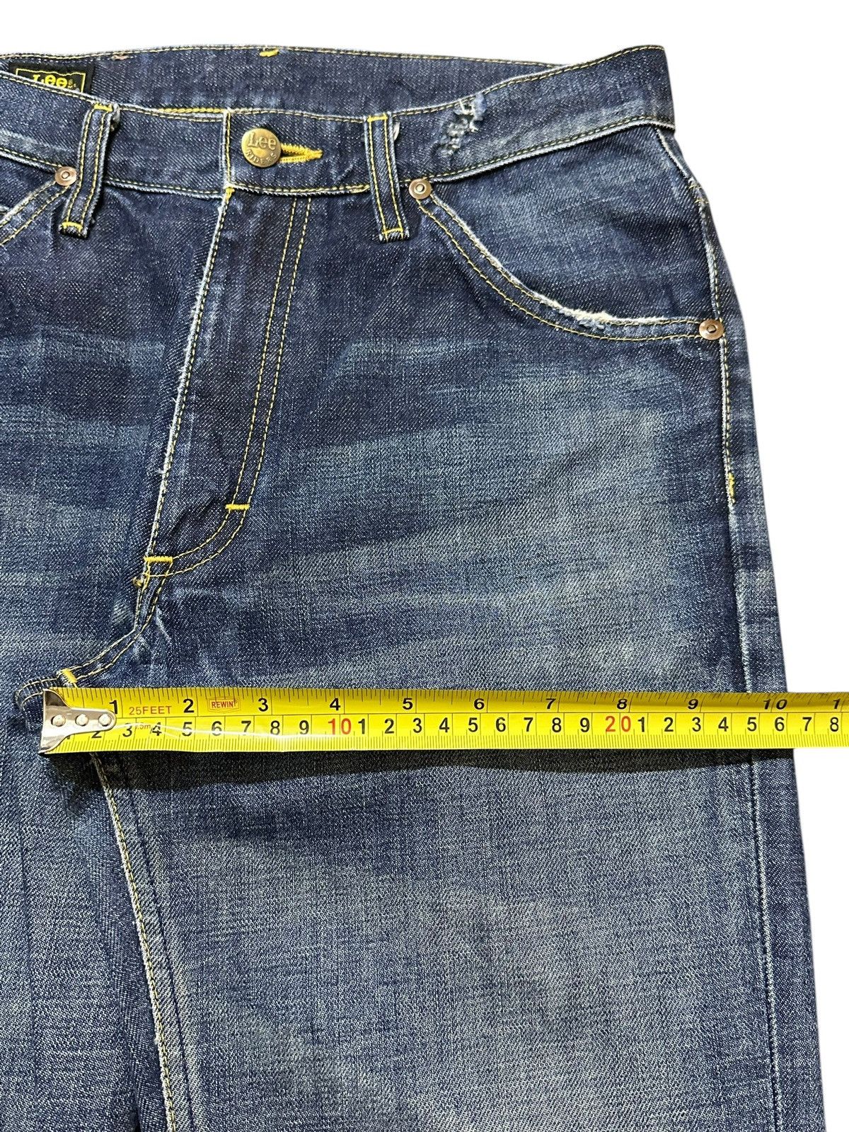 Lee Vintage Lee Riders Blue Faded Wash Style Wide Leg Jeans Size US 28 / EU 44 - 14 Thumbnail