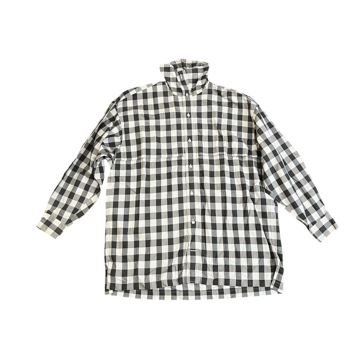 Issey Miyake Vintage issey miyake gingham oversized turtleneck shirt Size US L / EU 52-54 / 3 - 1 Thumbnail