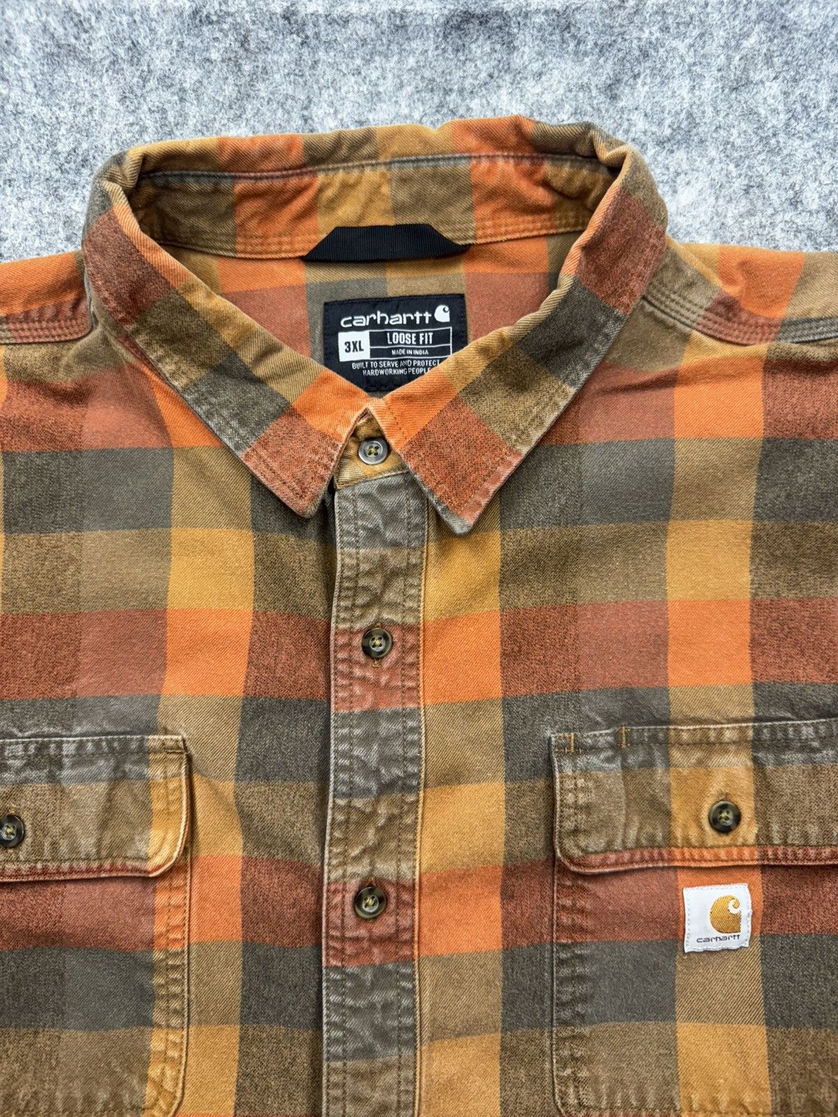 Carhartt Carhartt Flannel Shirt Loose Fit Size US XXL / EU 58 / 5 - 2 Thumbnail