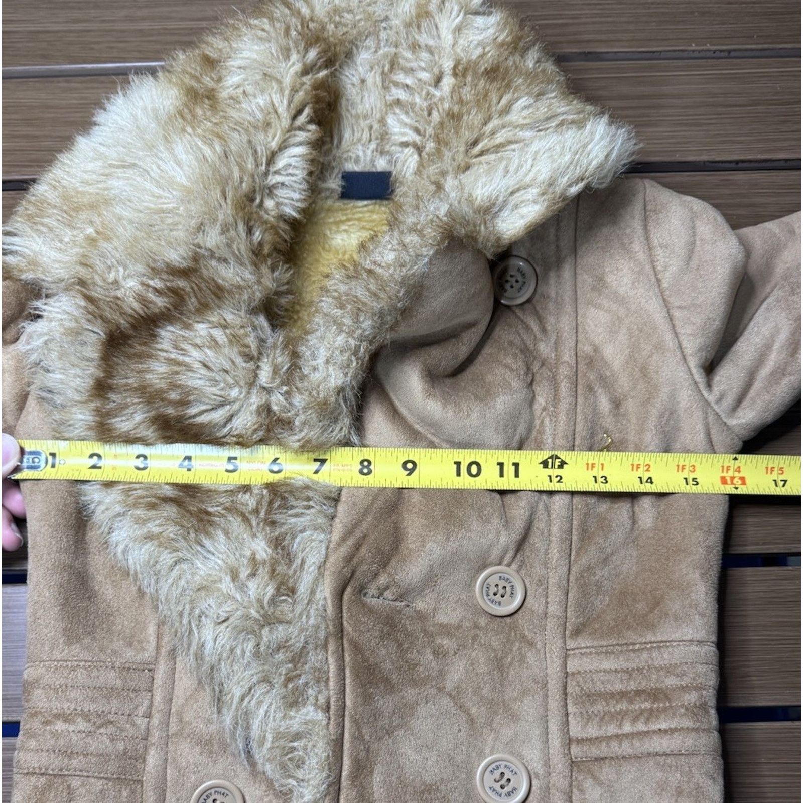 Other Vintage 90’s Baby Phat Girls Small Coat Faux Suede Size XXS / US 00 / IT 34 - 6 Thumbnail
