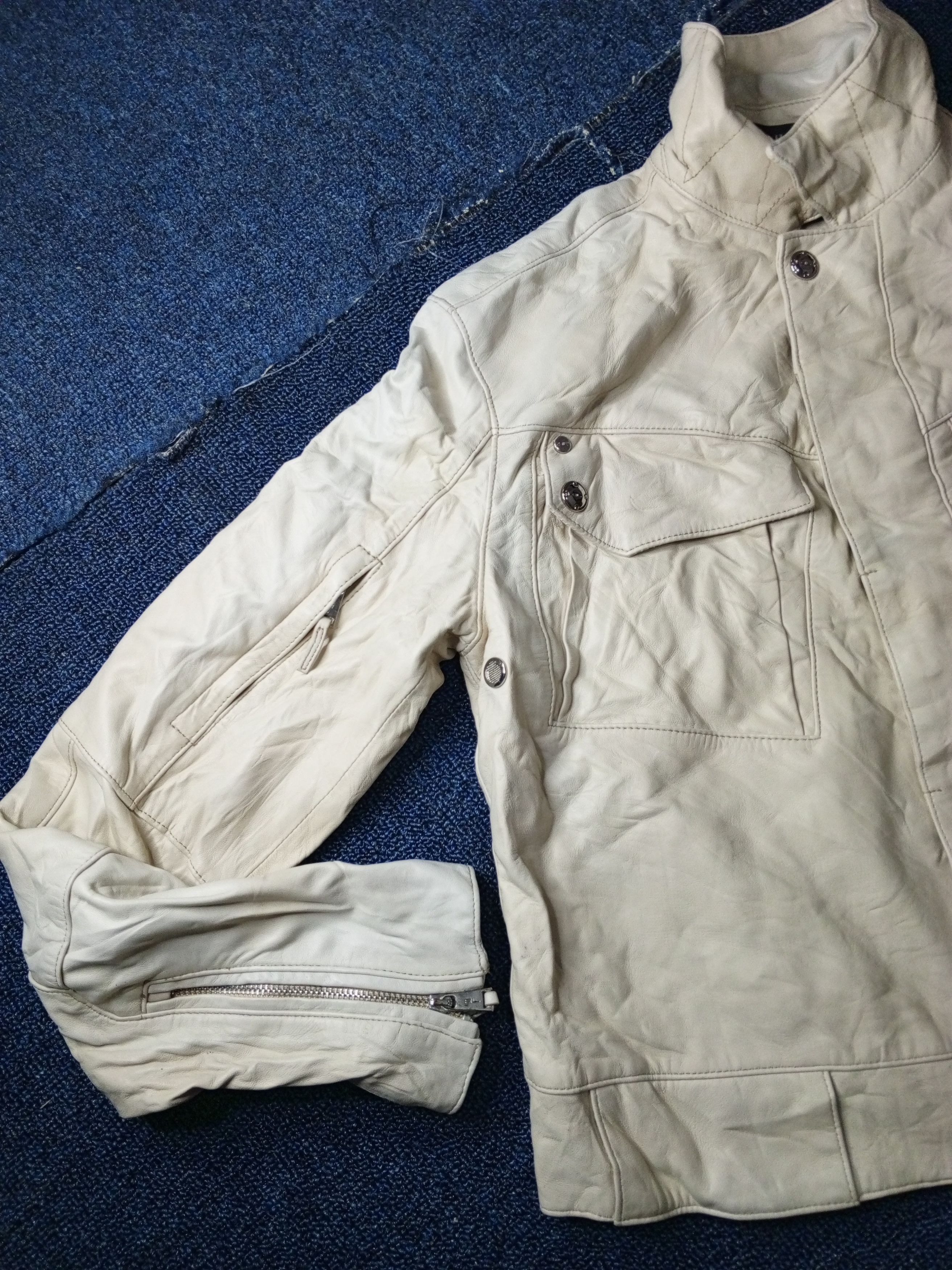 Leather × Polo Ralph Lauren × Ralph Lauren RALPH LAUREN LEATHER JACKET Size M / US 6-8 / IT 42-44 - 2 Thumbnail