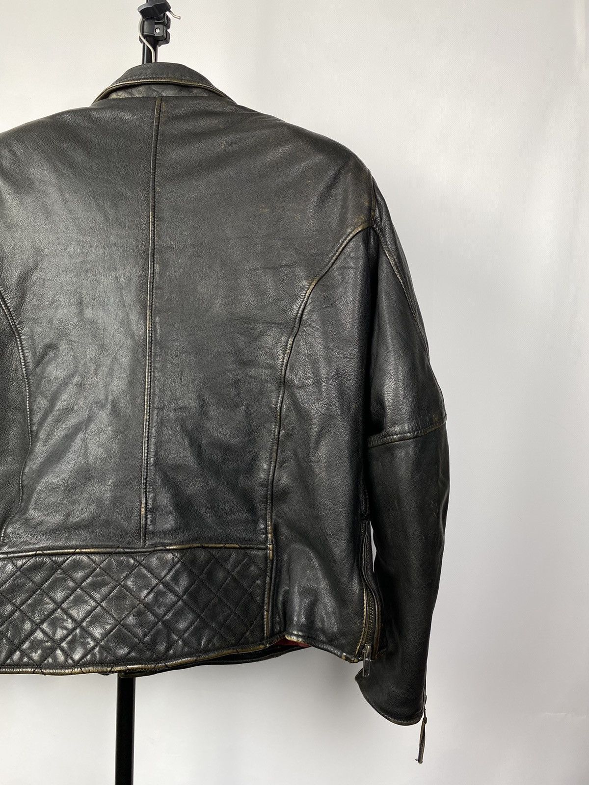 Other 🔥SPIRIT MOTORS RACING TRUE LEATHER JACKET 50-42 Size Size US M / EU 48-50 / 2 - 12 Thumbnail