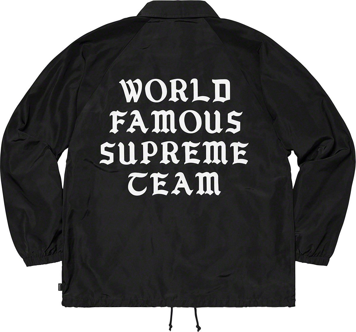 Supreme World Famous Coaches Jacket Black Medium ss 20