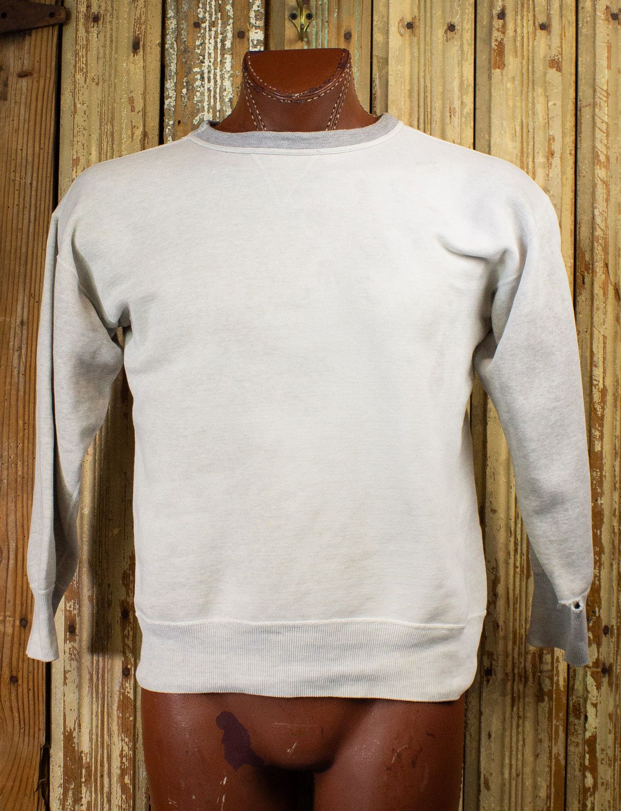 Vintage Vintage Hanes Single V Wind Shield Sweatshirt 50s Size US L / EU 52-54 / 3 - 1 Thumbnail