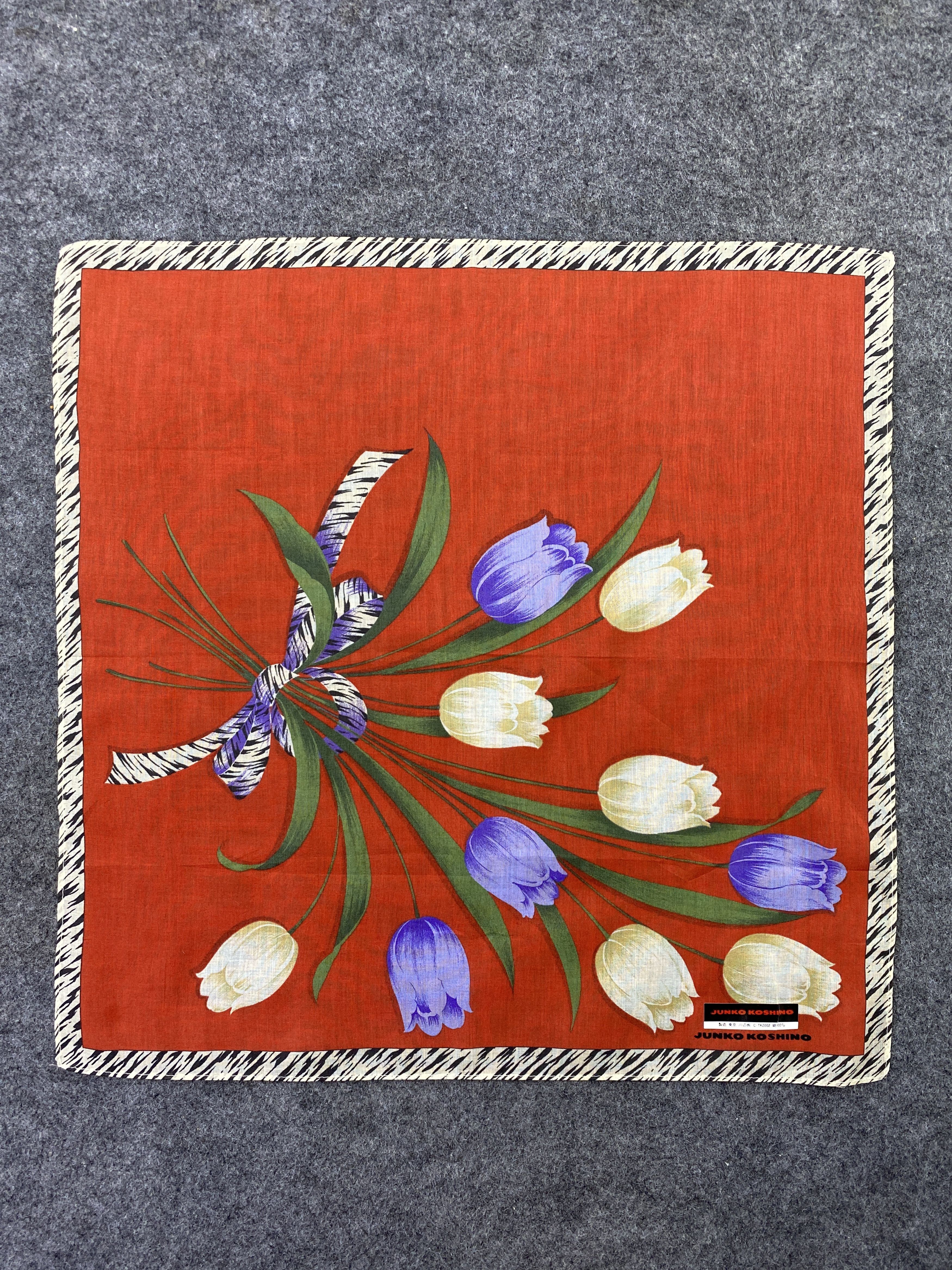 Japanese Brand × Mr. Junko Junko Koshino Handkerchief / Bandana / Neckerchief-B194 Size ONE SIZE - 3 Thumbnail
