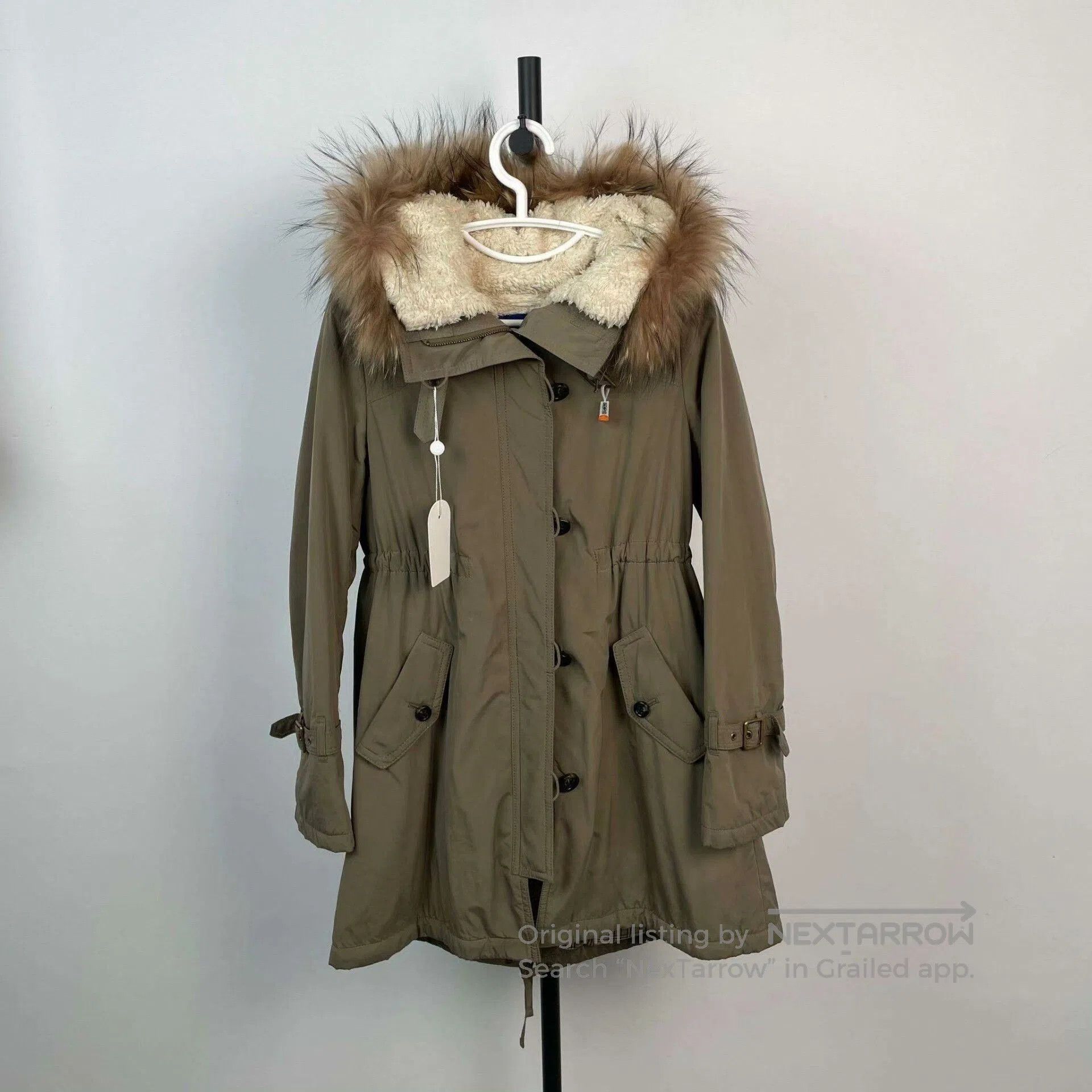 Burberry Burberry Blue Label Military Green Coat. Size S / US 4 / IT 40 - 1 Thumbnail