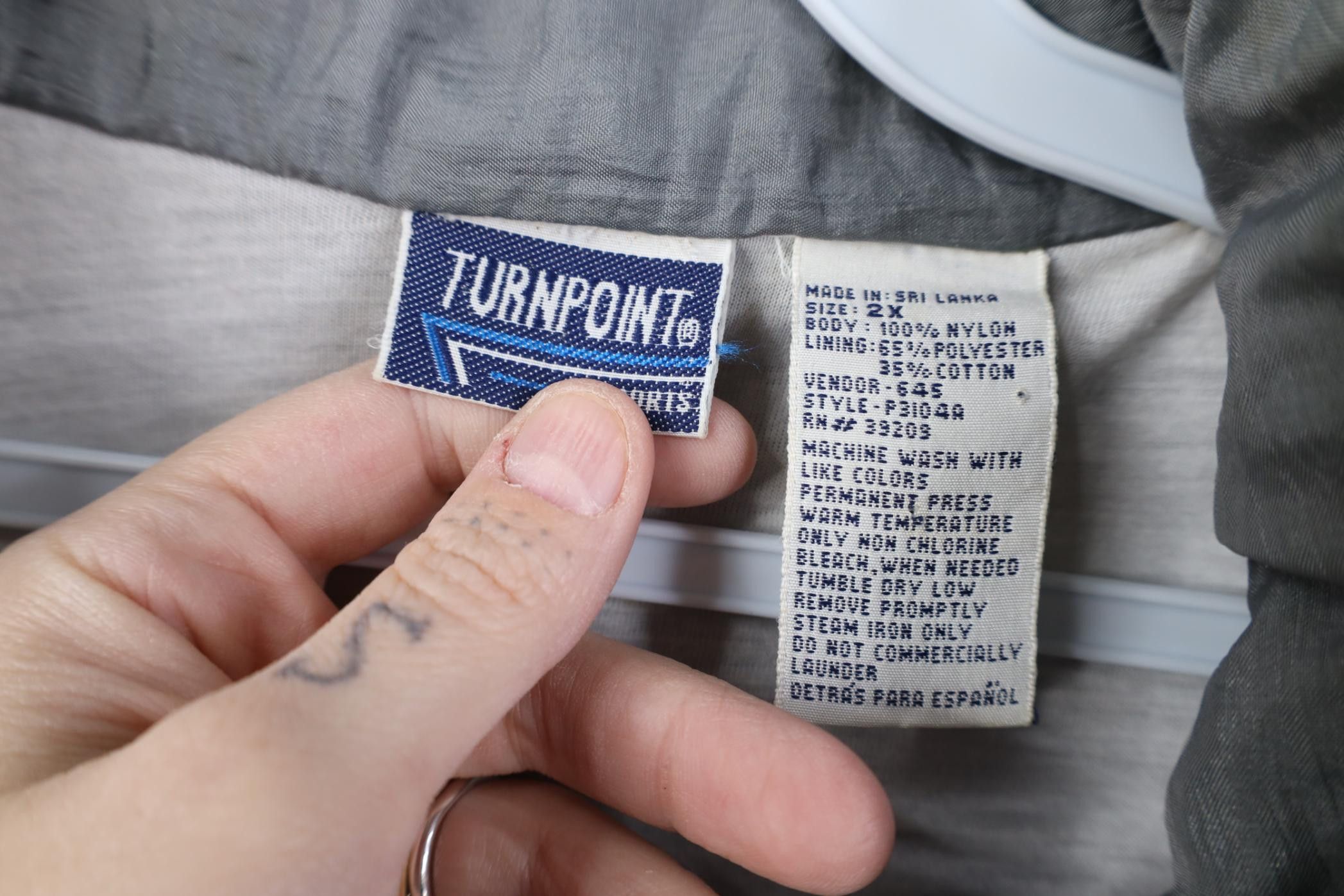 Vintage Vintage 90s Streetwear Block Lined Zip Windbreaker Jacket Size US XXL / EU 58 / 5 - 4 Thumbnail
