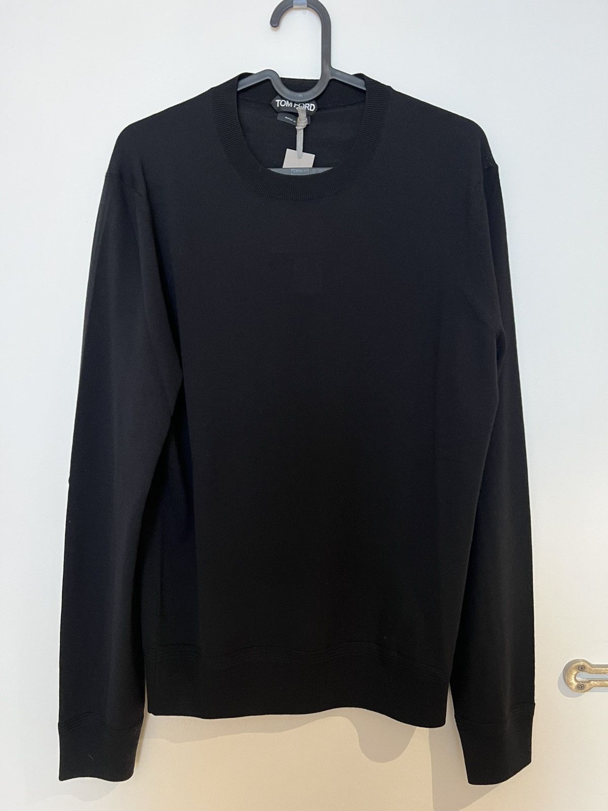 Tom Ford Tom Ford wool knitted jumper • 100% wool • Pulls on black 48 Size US M / EU 48-50 / 2 - 5 Thumbnail
