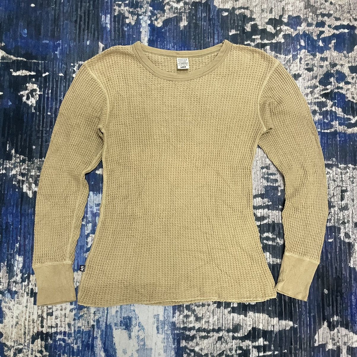 Alpha Industries Vintage 90’s Alpha Industries Women Longsleeve waffle shirt Size US S / EU 44-46 / 1 - 1 Thumbnail