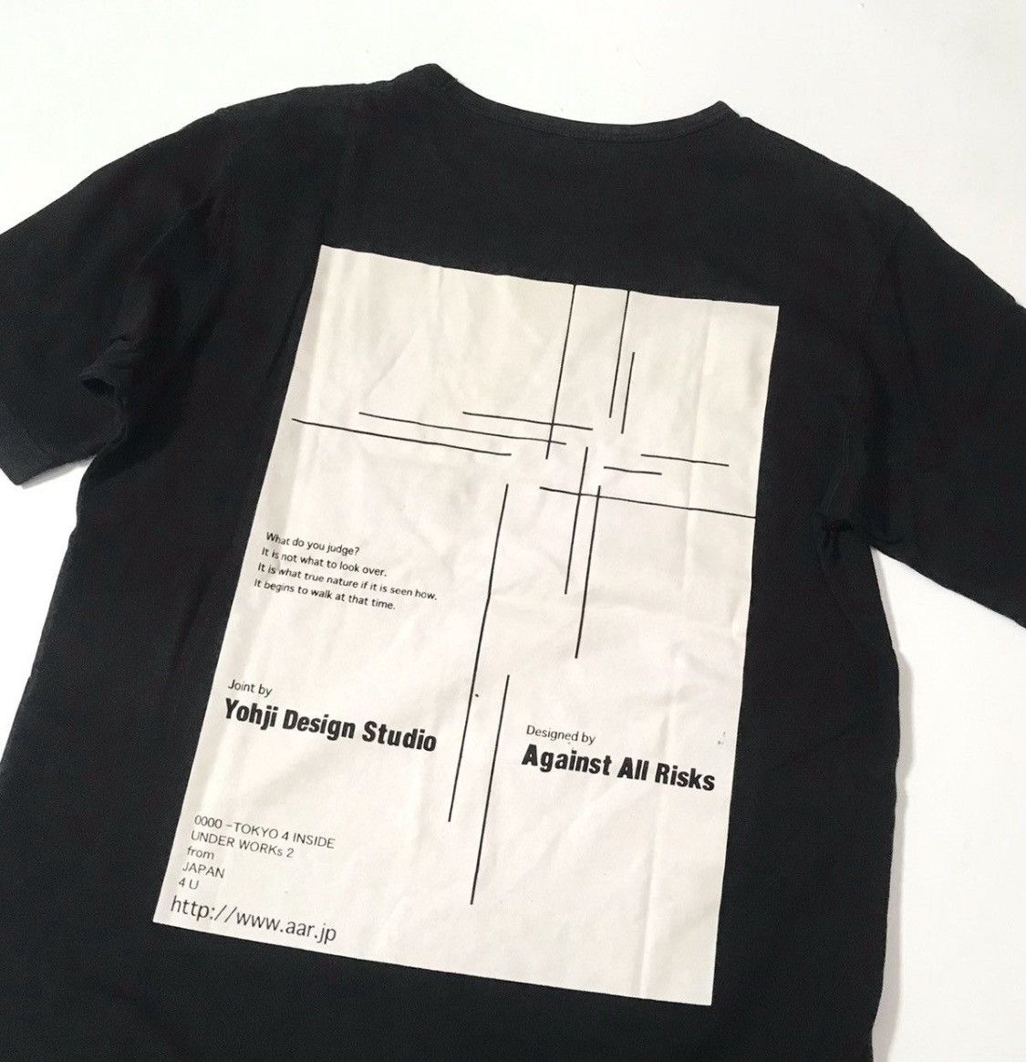 Yohji Yamamoto Vintage yohji yamamoto aar design studio tee Size US M / EU 48-50 / 2 - 2 Thumbnail