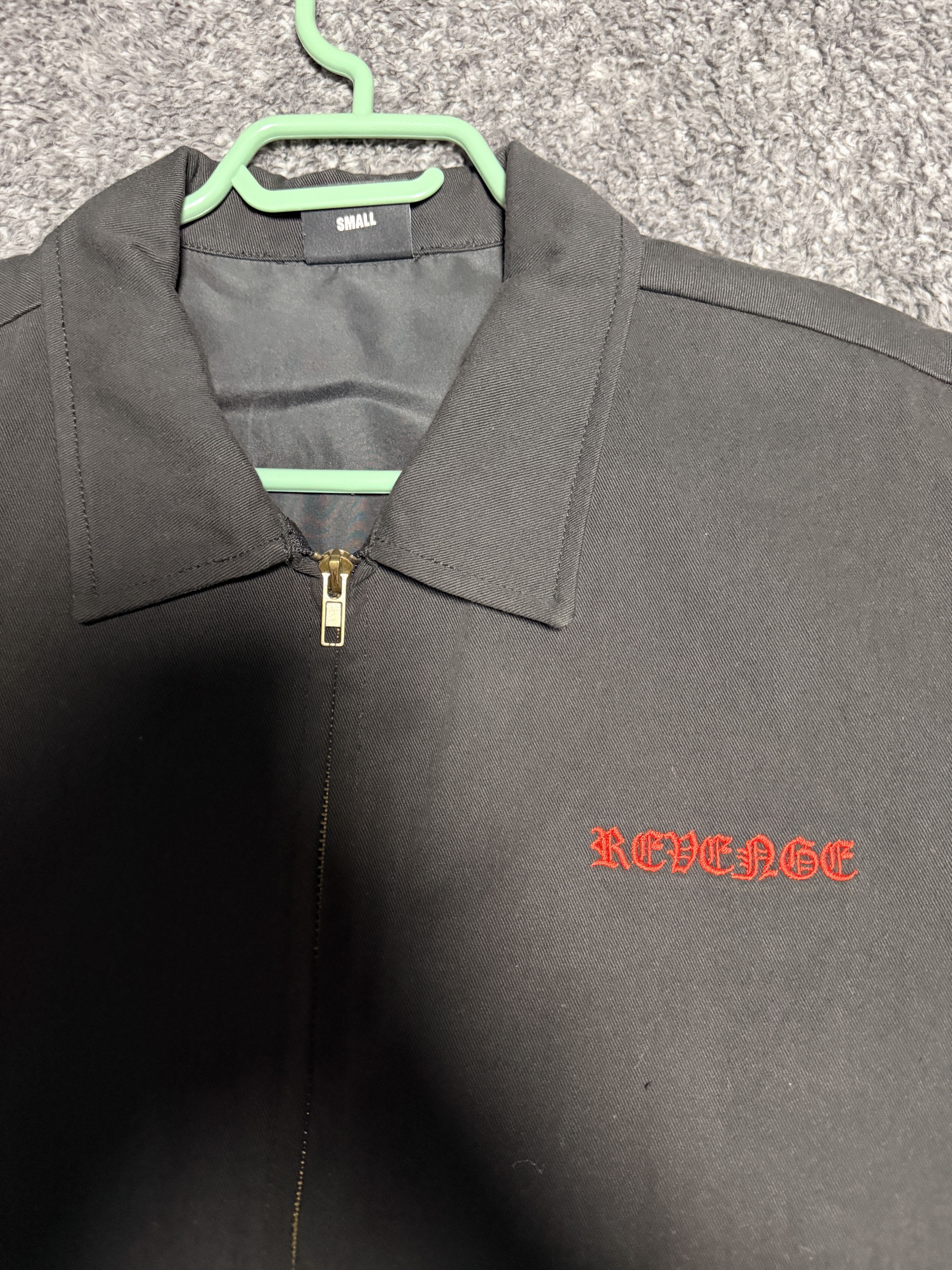 Revenge PLAYBOY BLACK EMBROIDERED WORK JACKET (2020) Size US S / EU 44-46 / 1 - 5 Thumbnail
