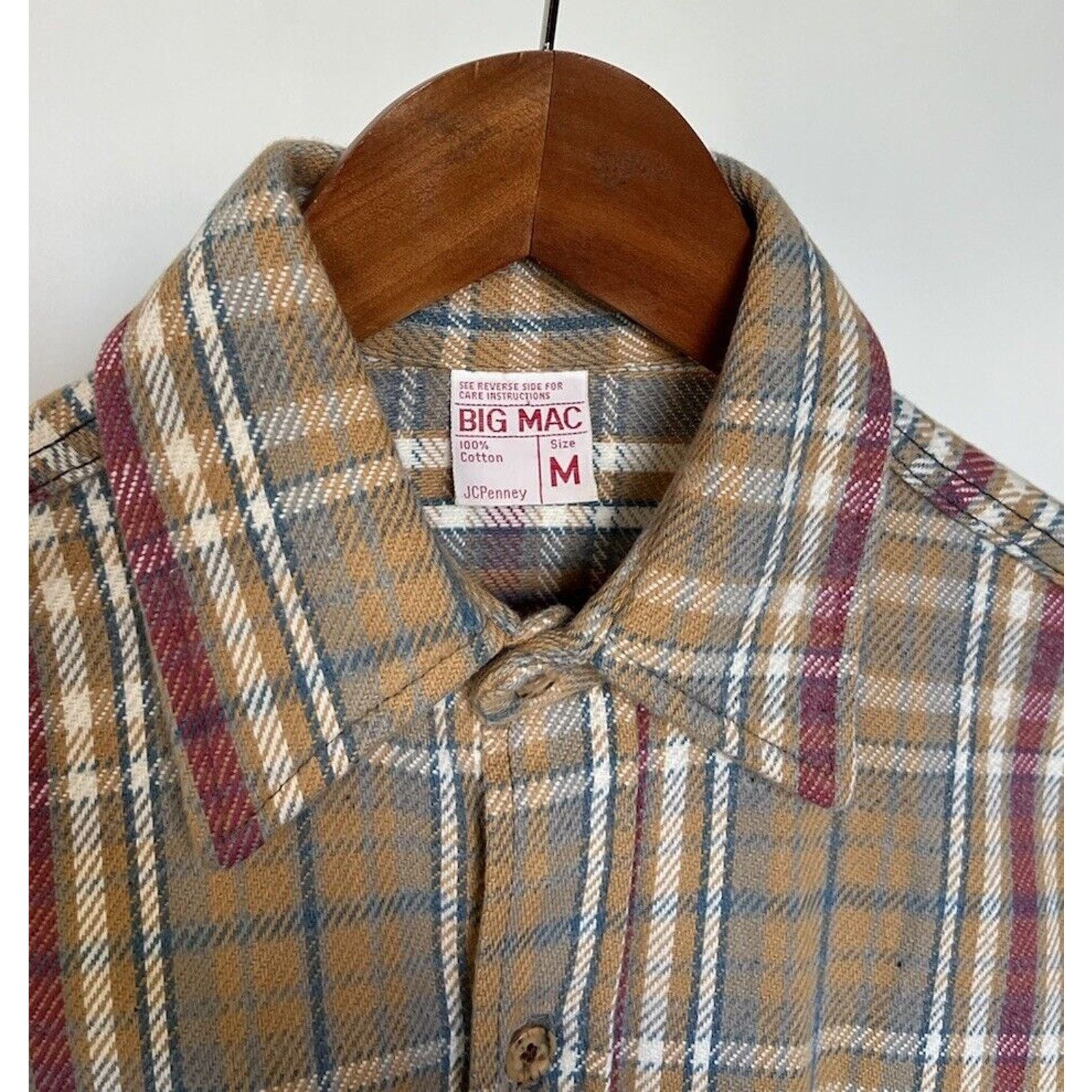 Big Mac Vintage Big Mac Flannel Shirt Men’s M Cotton Plaid JC Penney Size US M / EU 48-50 / 2 - 3 Thumbnail