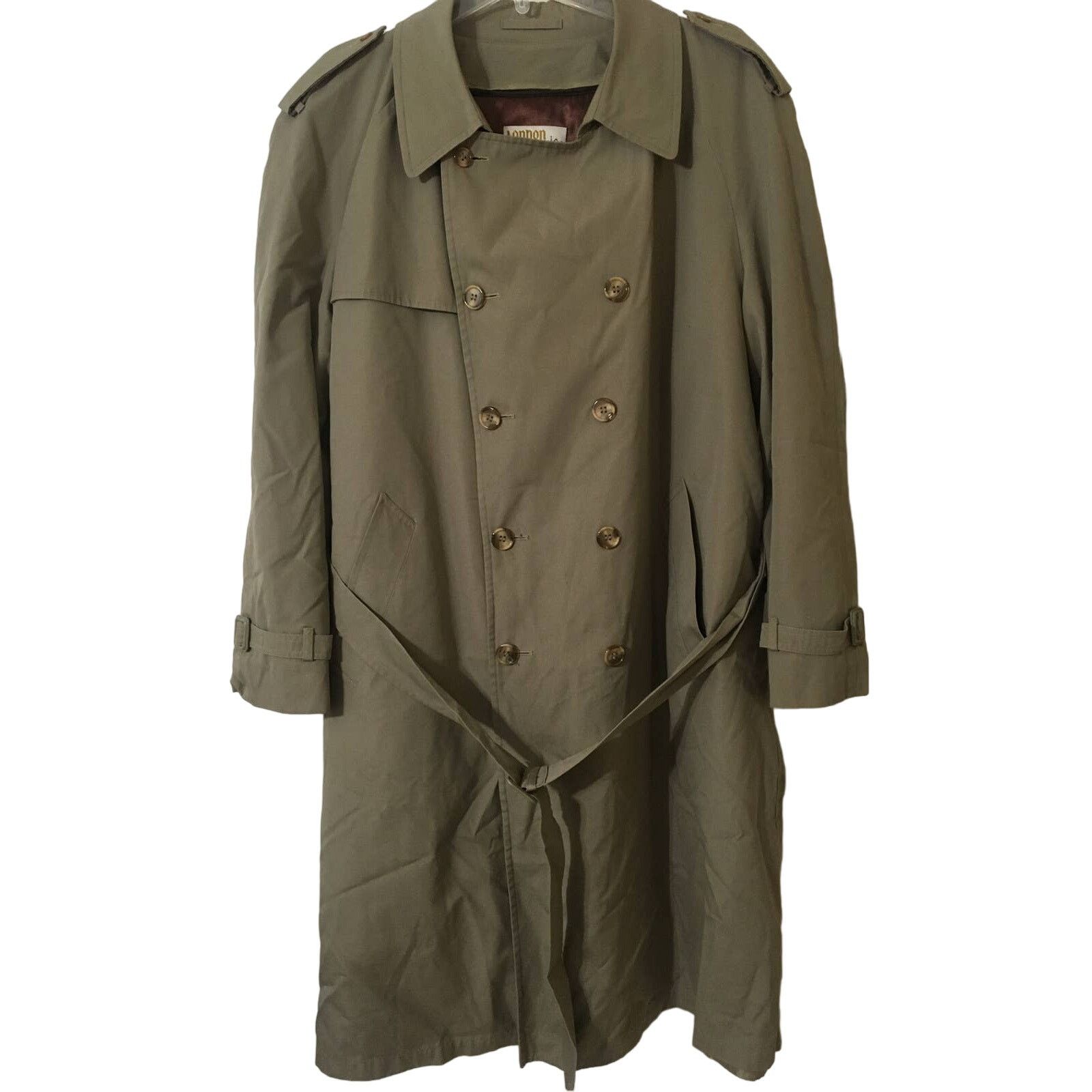 London Fog Vintage London Fog London Towne Trench Coat, Zip Out Warmer Size US XL / EU 56 / 4 - 1 Thumbnail