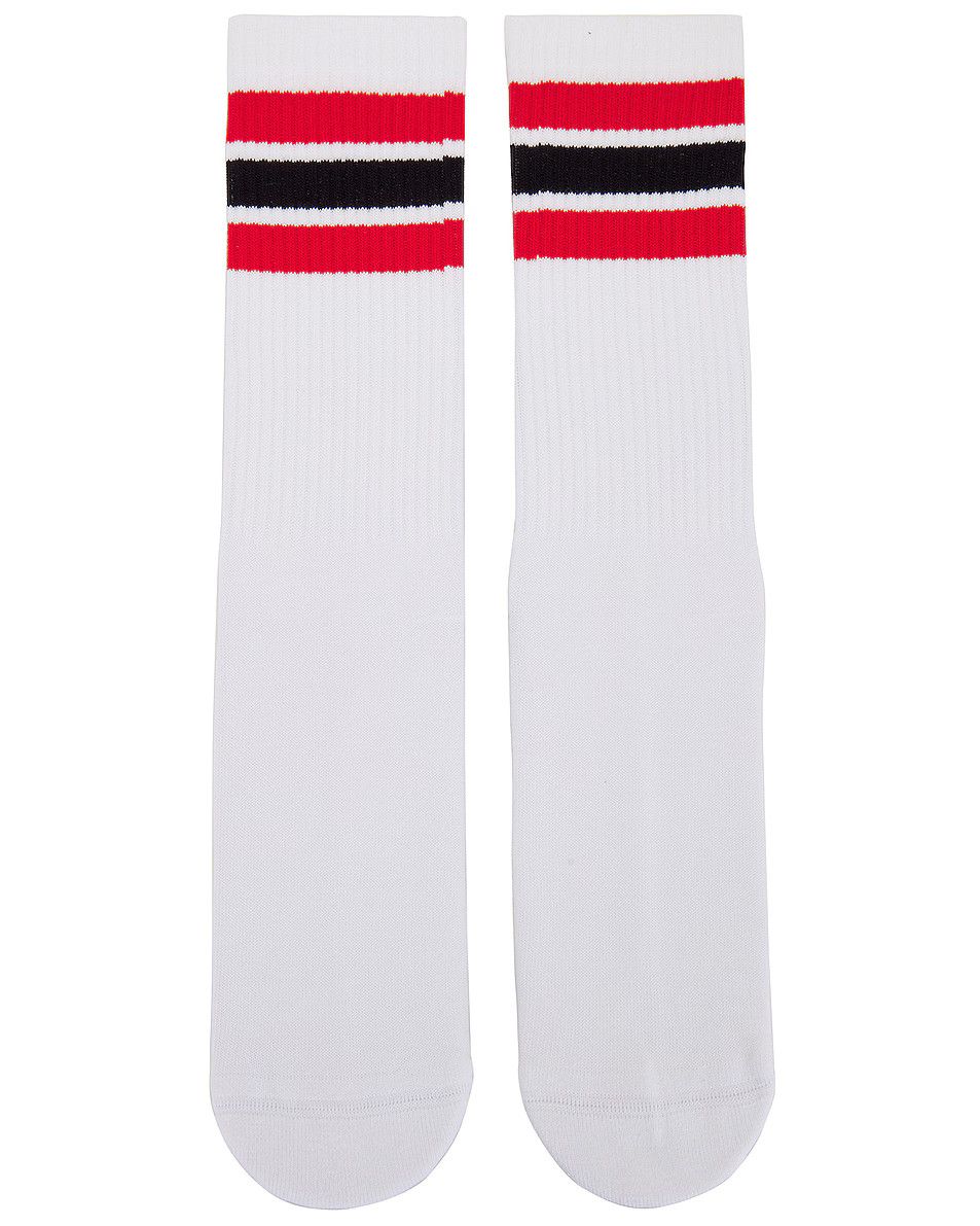 Balenciaga o1mt1gz0824 Size: L / Striped Socks in Multicolor Size ONE SIZE - 4 Thumbnail