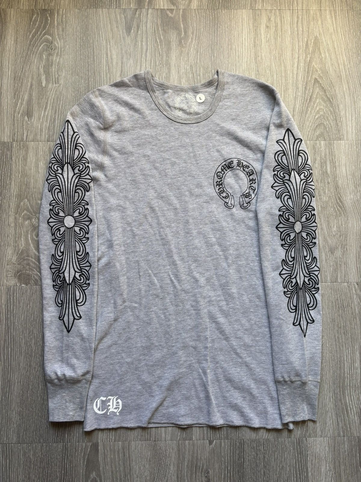 Chrome Hearts Chrome Hearts Floral Thermal Grey Size US L / EU 52-54 / 3 - 2 Thumbnail