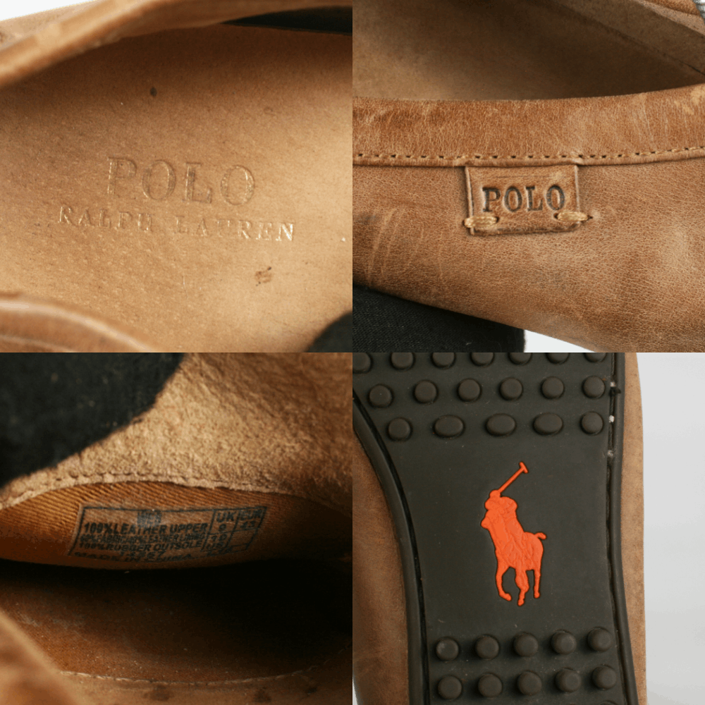 Polo Ralph Lauren WES Leather Car Driver Penny Loafers Size US 10 / EU 43 - 9 Thumbnail