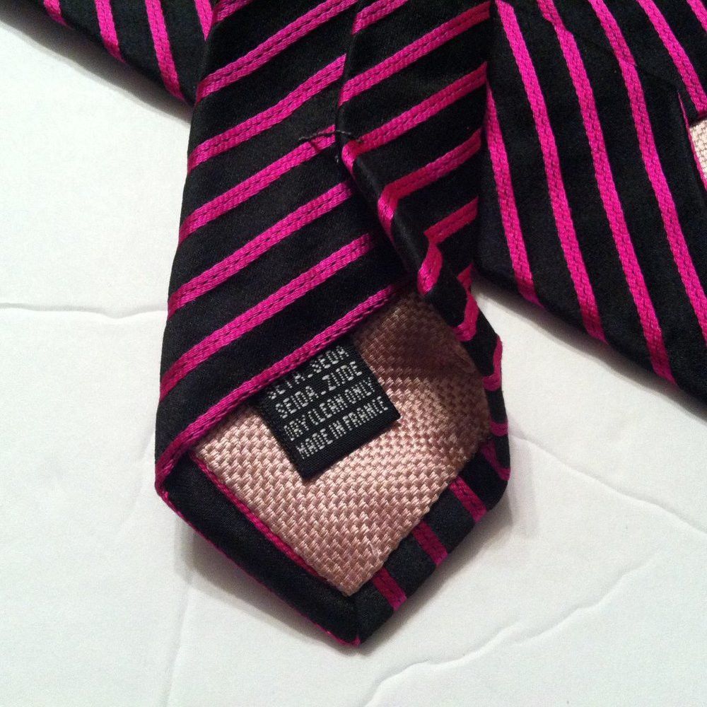 Thomas Pink THOMAS PINK MEN'S NEW BLACK TIE 3 3/4" X 57 3/4" Size ONE SIZE - 9 Thumbnail