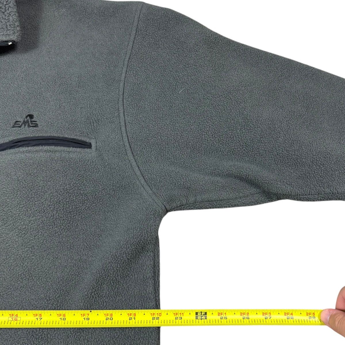 Eastern Mountain Sports Vintage EMS Polartec Gray Fleece 1/2 Zip Jacket Men's Medium Size US M / EU 48-50 / 2 - 8 Thumbnail