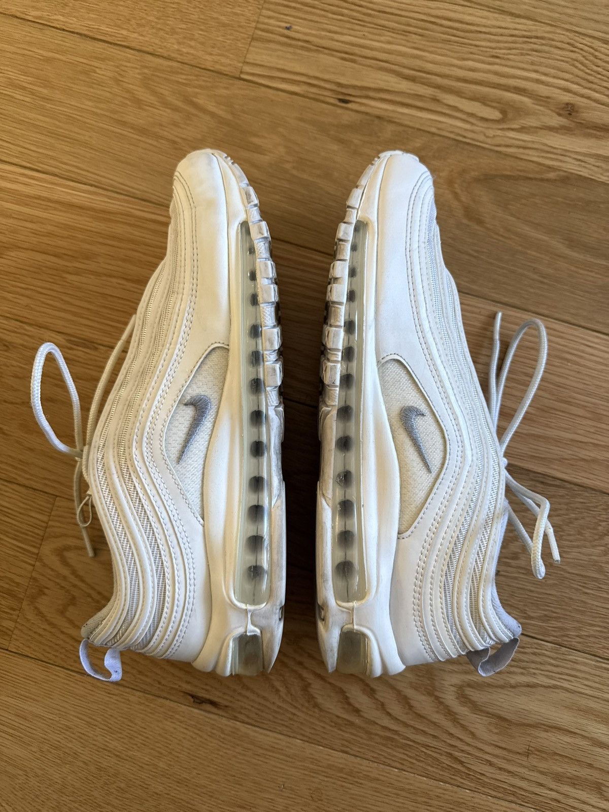 Nike Air Max 97 'Triple White' Size US 10 / EU 43 - 3 Thumbnail
