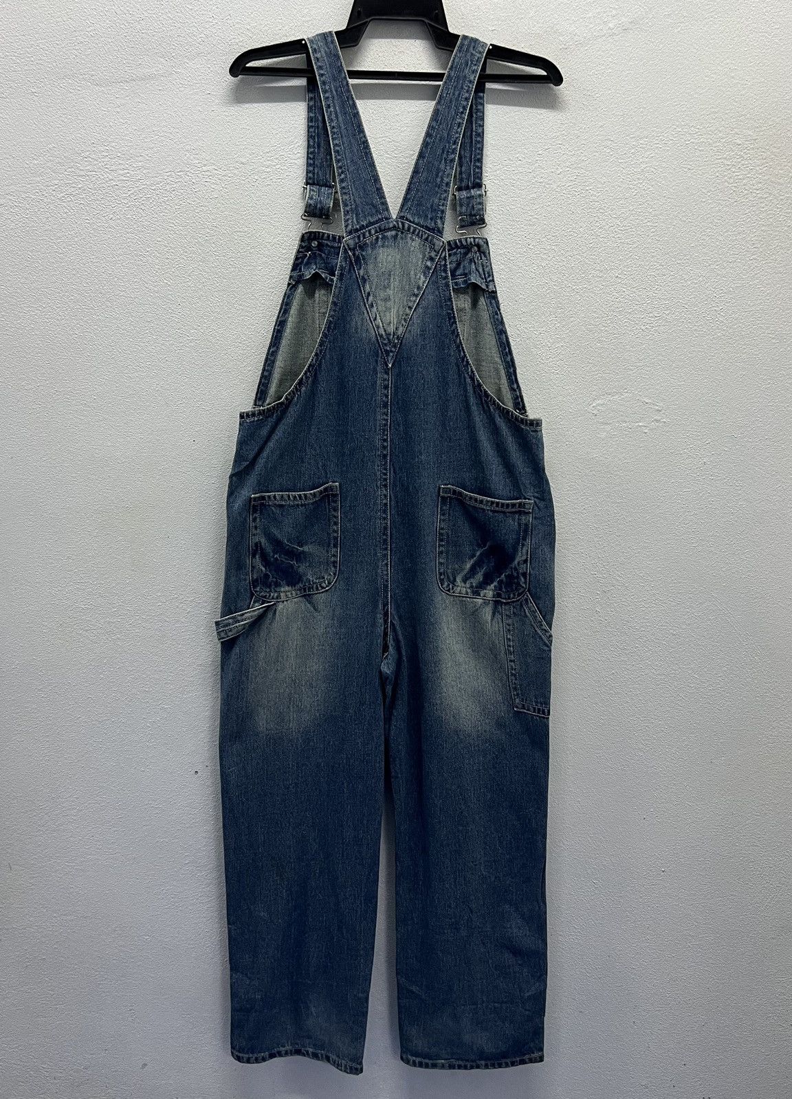Japanese Brand × Vintage Vintage Y2K Style Japanese Denim Overalls by H.C.M.II Size L Size US 36 / EU 52 - 2 Thumbnail