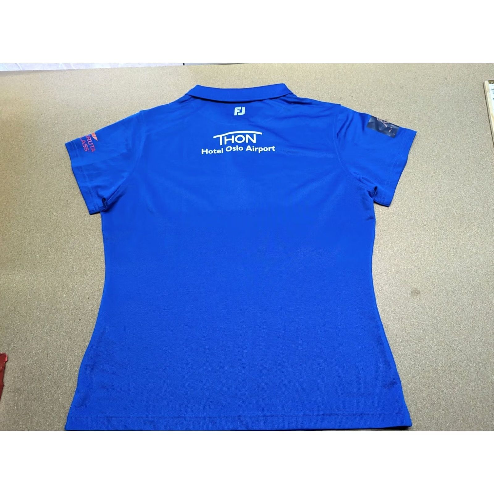 Footjoy FootJoy Polo Shirt Women XL Blue Tournament Short Sleeve Sponsors Golf Sport Shirt Size XL / US 12-14 / IT 48-50 - 2 Thumbnail