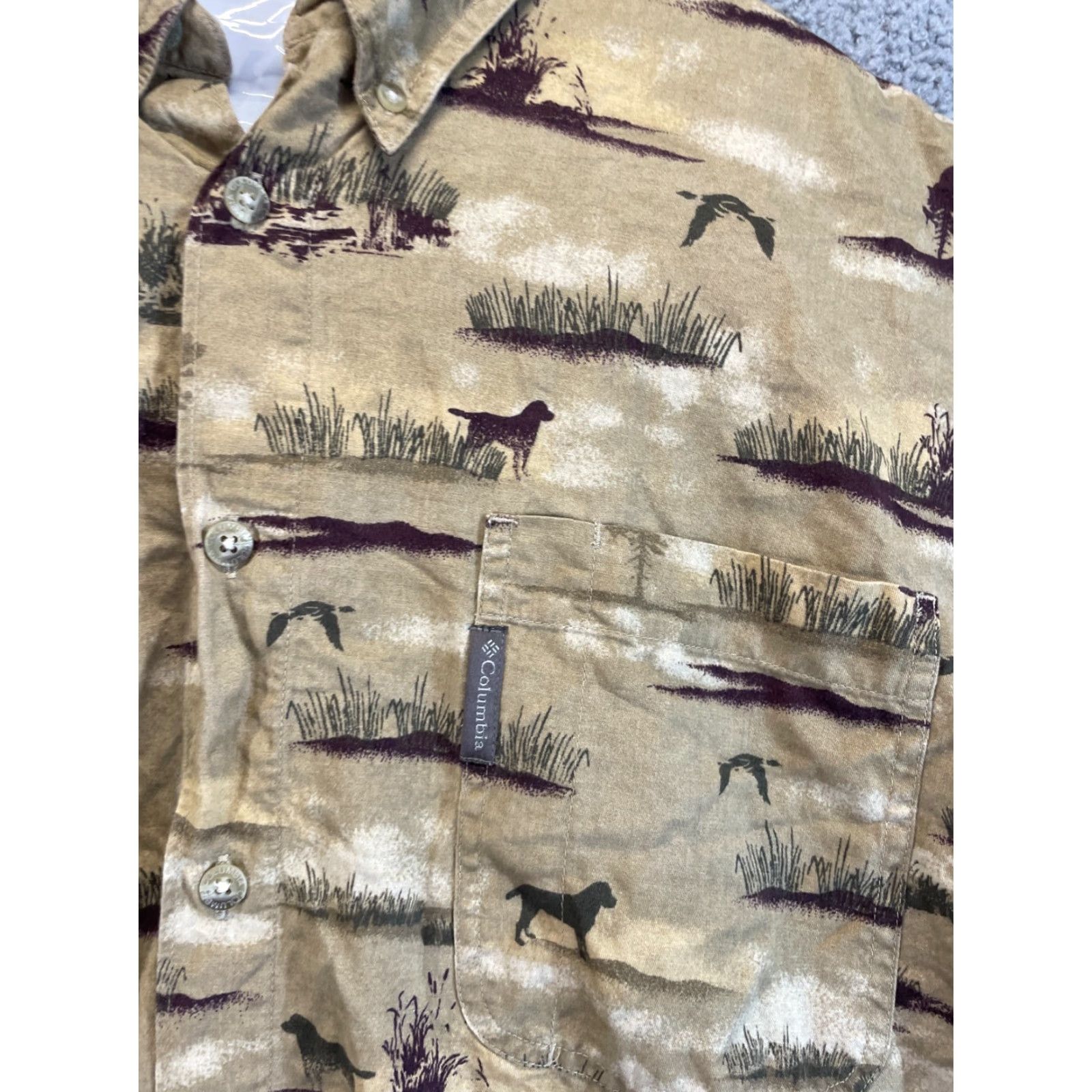 Vintage Columbia Men XL Long Sleeve Shirt Hunting Size US XL / EU 56 / 4 - 2 Thumbnail