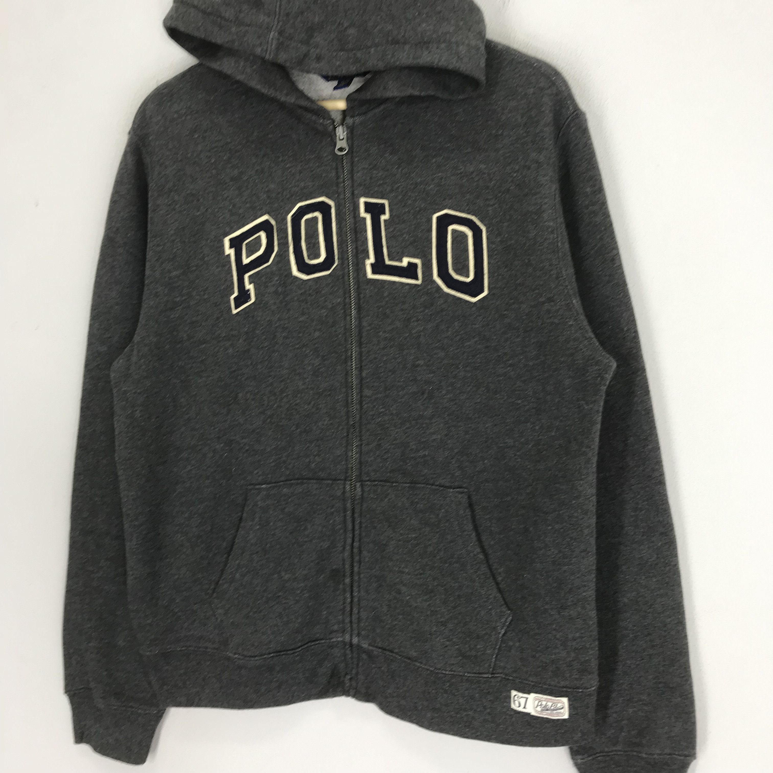 Polo Ralph Lauren Vintage Polo Ralph Lauren Spell Out Big Logo Polo Hoodie Size US M / EU 48-50 / 2 - 3 Thumbnail