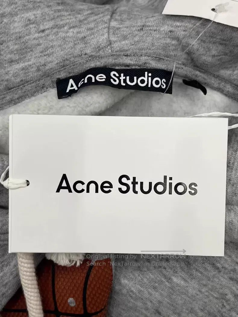 Acne Studios Acne Studios FW21 basketball expression print hooded sweat Size US S / EU 44-46 / 1 - 5 Thumbnail
