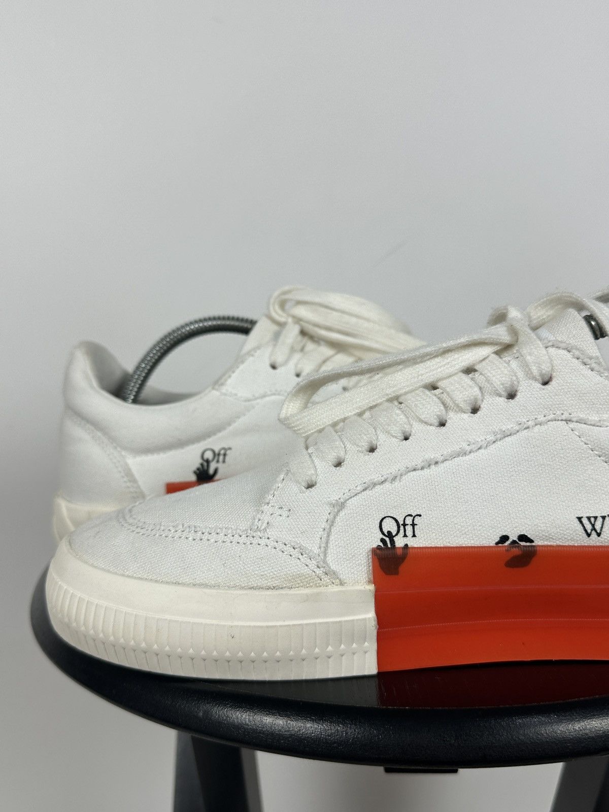 Off-White Off-White Vulcanized Virgil Abloh Low Top Sneakers Size US 9 / EU 42 - 20 Thumbnail