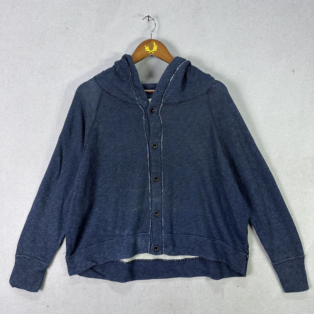 45rpm 45RPM Japanese Indigo Hoodie Size US XL / EU 56 / 4 - 1 Thumbnail
