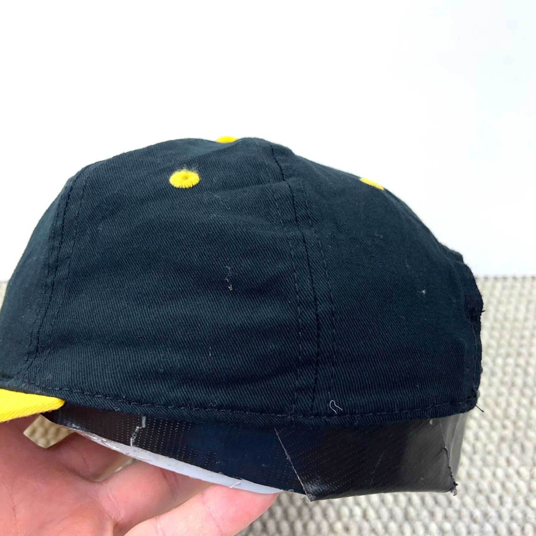 Mad Engine The Simpsons Snapback Hat Cap Bart Simpson Black Yellow Mad Engine Retro Adult Size ONE SIZE - 3 Thumbnail