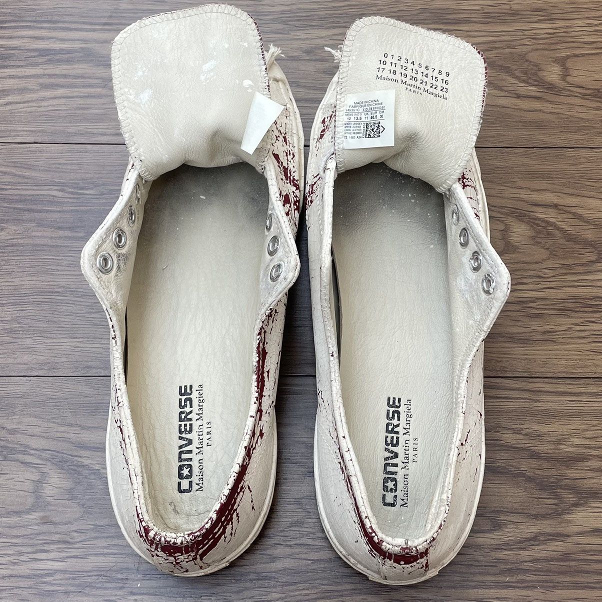 Converse × Maison Margiela Converse x Maison Margiela Jack Purcell Low 'Paint Crack' Size US 13 / EU 46 - 15 Thumbnail