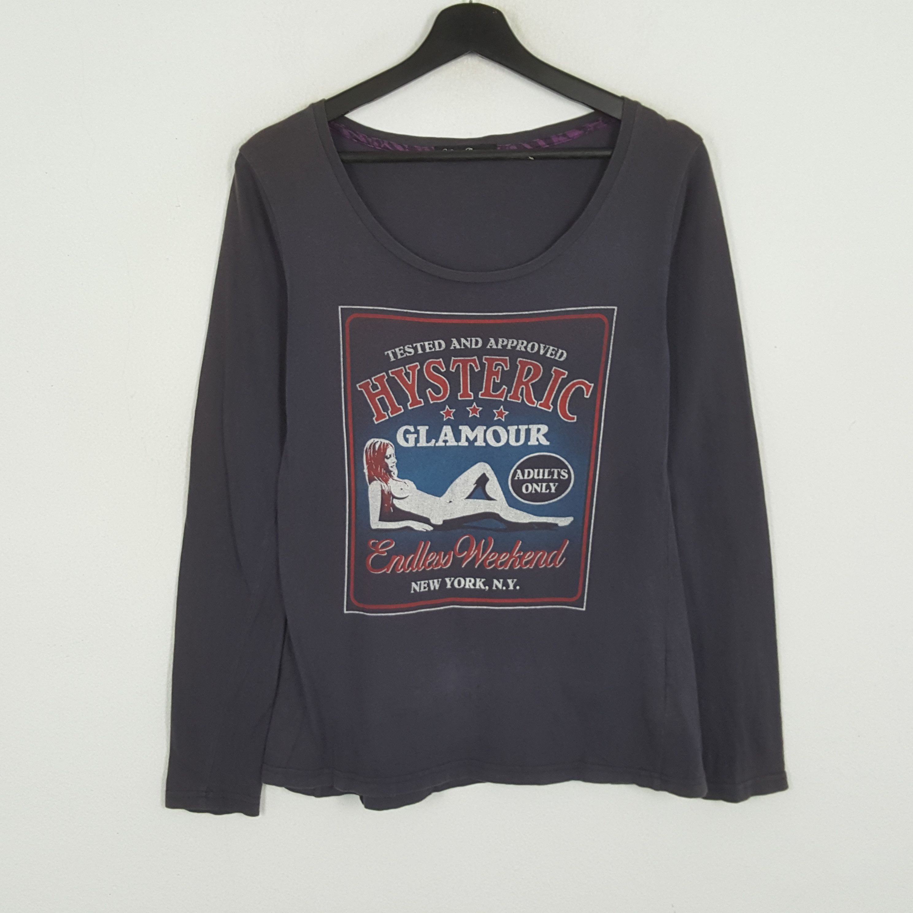 Hysteric Glamour HYSTERIC GLAMOUR Japanese Brand Long Sleeve Tshirt Size S / US 4 / IT 40 - 1 Thumbnail