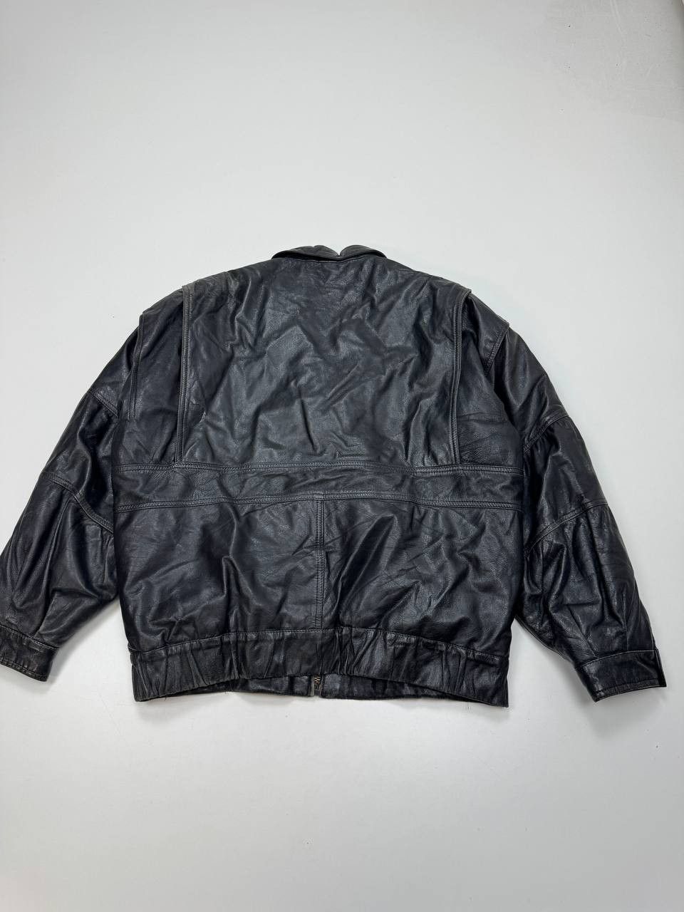 Other Vintage 90s Suprema Italy Leather Bomber Jacket Size US XXL / EU 58 / 5 - 10 Thumbnail