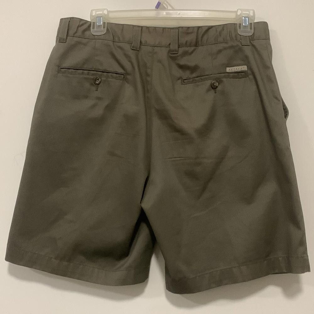 Designer RETREAT Shorts Safari Green Waist 36 Cotton Comfortable Fit Size US 36 / EU 52 - 6 Thumbnail