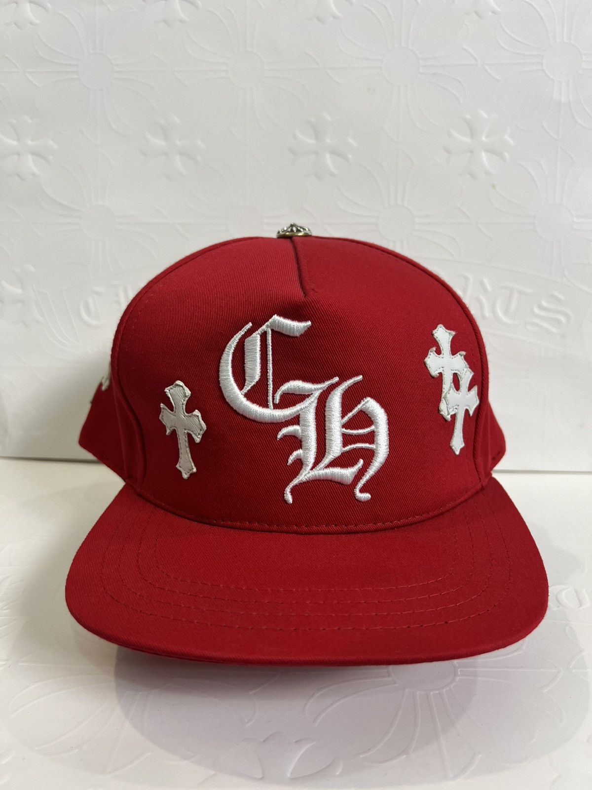 Chrome Hearts Chrome Hearts Cross Patch CH hat Size ONE SIZE - 1 Thumbnail