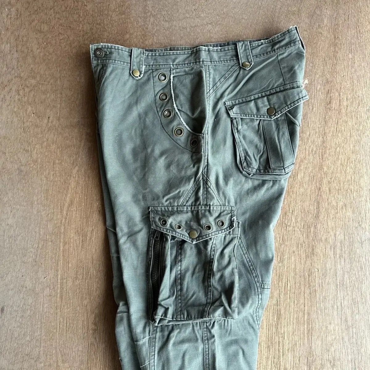 Voodoo Tactical GRAILS 🔥 TWENTY WORK JAPAN Utility Double Bones Cargo Pants Size US 34 / EU 50 - 16 Thumbnail