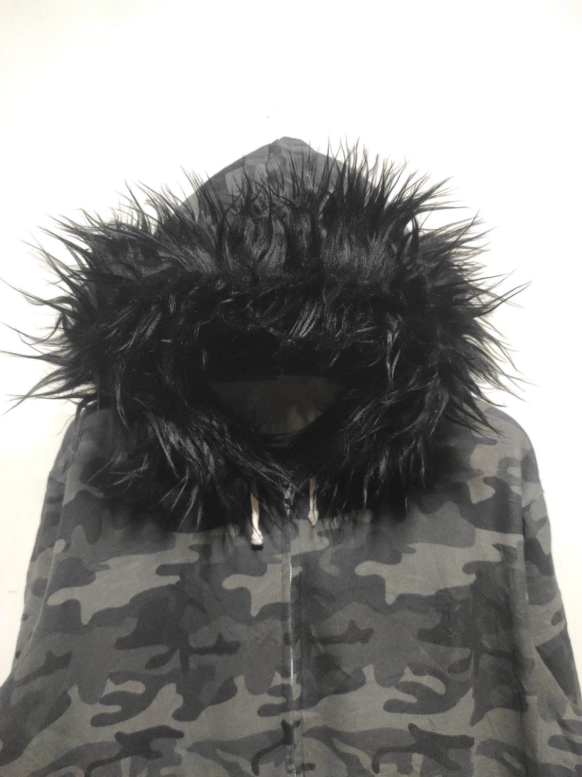 Japanese Brand Back Number Camo zip fur hoodie ifsix LGB style Size US XL / EU 56 / 4 - 3 Thumbnail