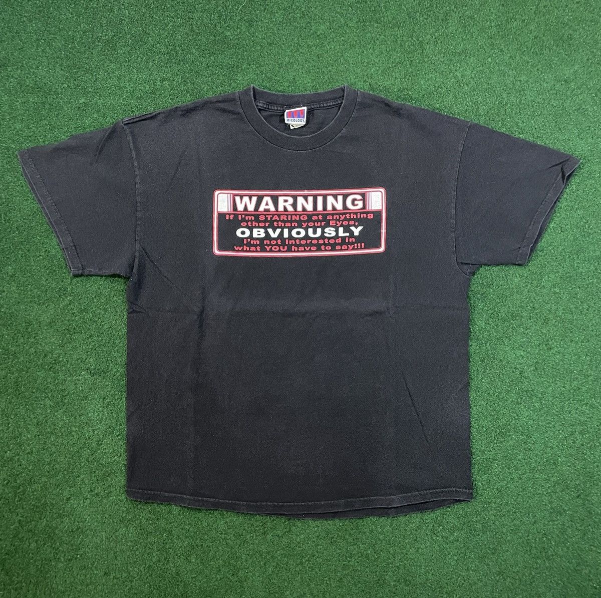 Vintage Vintage Y2K Mixology Warning T-Shirt | Grailed