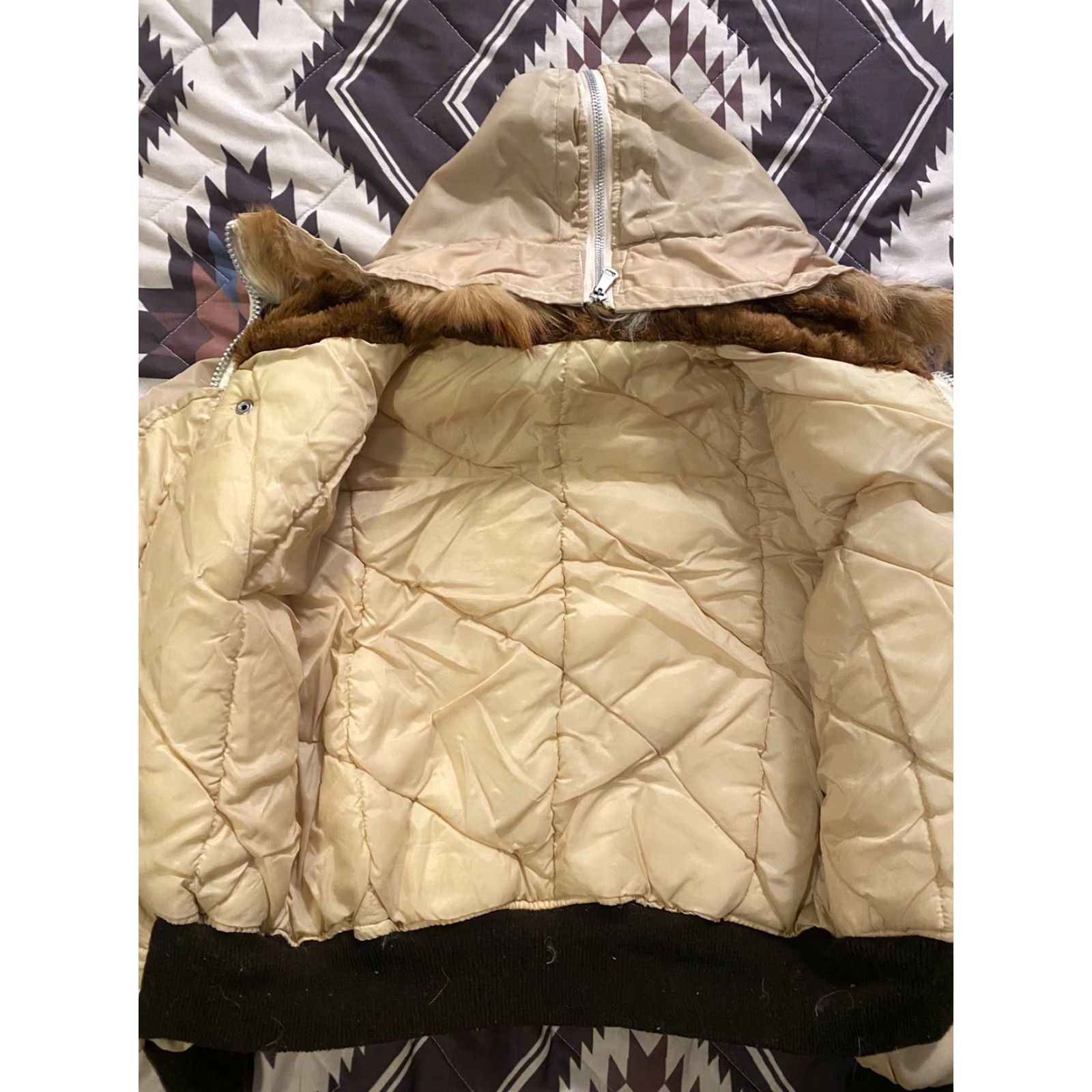 Vintage Vtg 50s N-2B Flyers Parka Jacket Split Hood Fur Souvenir Korea Embroidered Small Shirt Mens Size US S / EU 44-46 / 1 - 7 Thumbnail