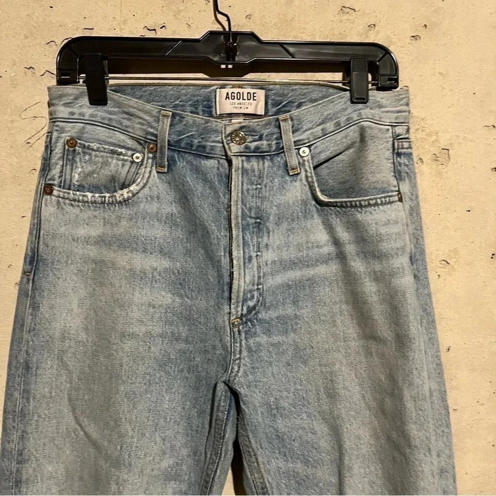 Agolde AGOLDE Jamie High Rise Classic Distressed Jeans Size 28 Size 28" / US 6 / IT 42 - 2 Thumbnail
