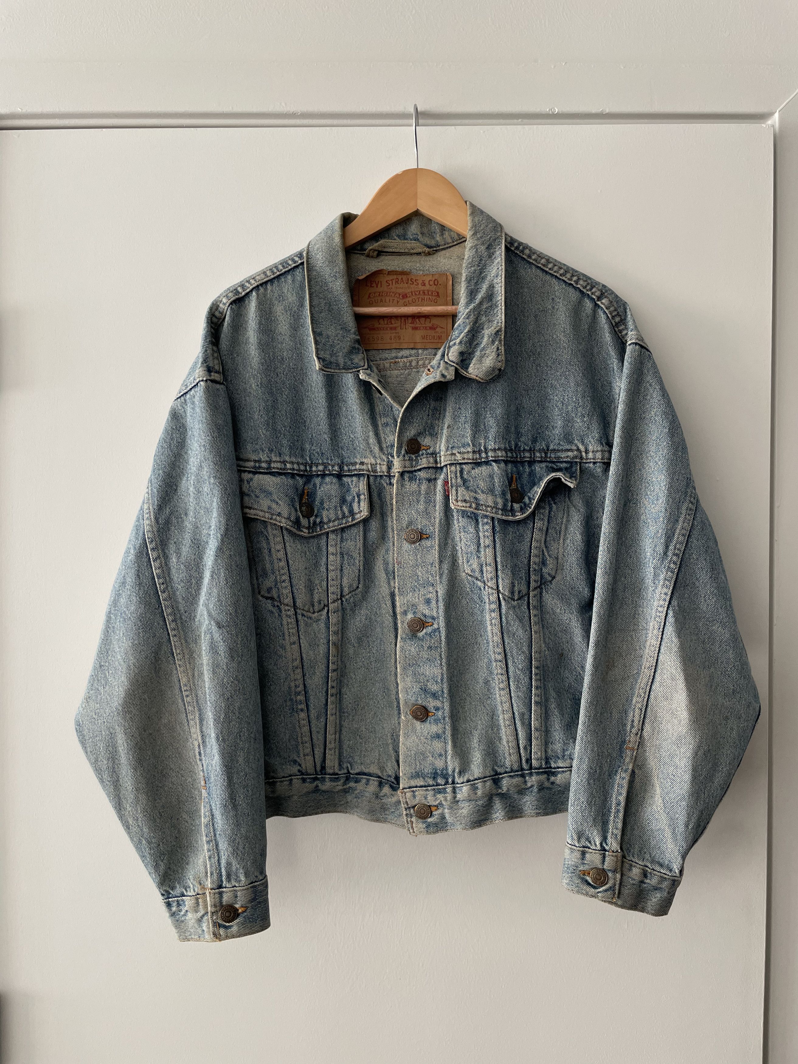 Levi's Vintage Clothing Levis USA Denim Trucker Jacket '67 Size US M / EU 48-50 / 2 - 1 Thumbnail