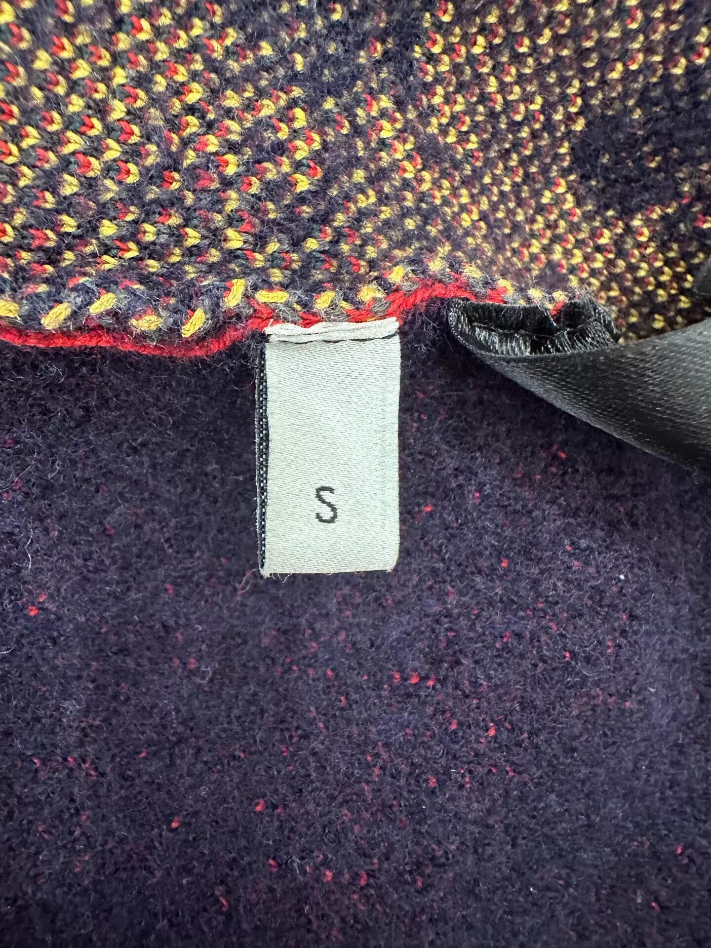 Gucci Gucci red skull logo navy wool cardigan women's S Size S / US 4 / IT 40 - 6 Thumbnail