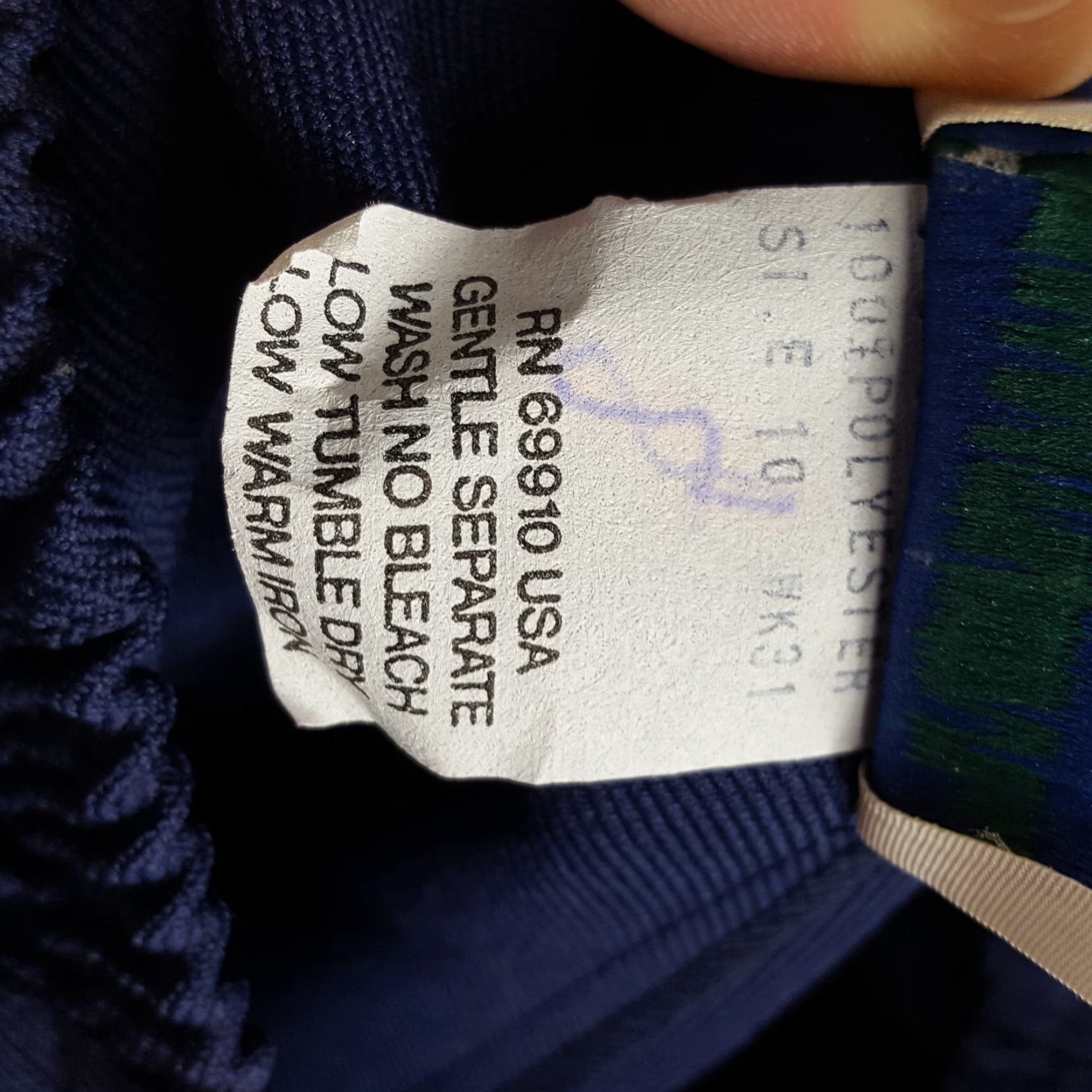 Vintage VINTAGE Separate Issue Dress Pants Women 100% Polyester 80s 90s 00s Blue Size 10 USA Made Stretch Waist Tapered Leg Dress Pants Womens Regular Size 32" / US 10 / IT 46 - 7 Thumbnail