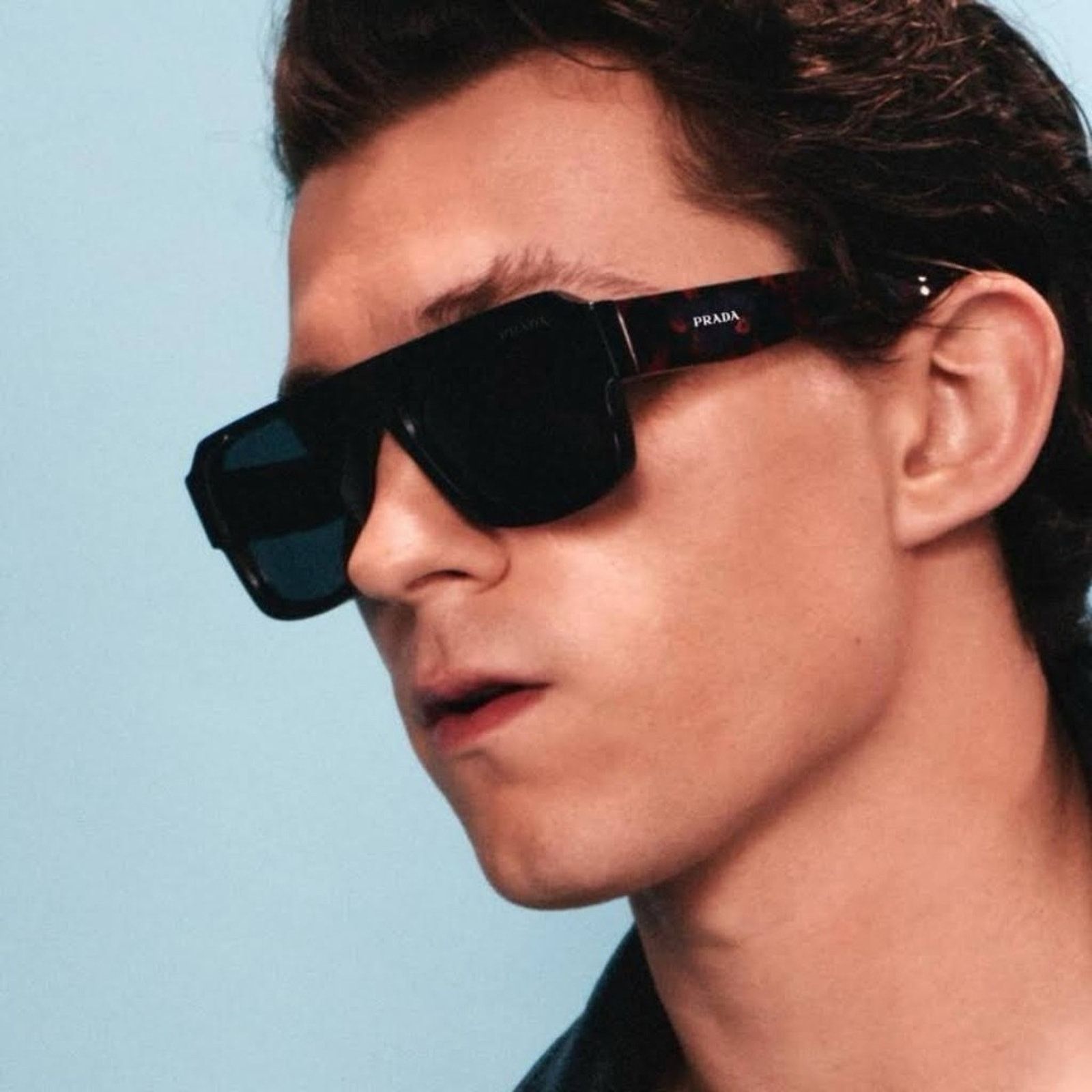 Prada NEW PRADA Sunglasses PR22YSF 1AB5S0 Black/Dark Grey Unisex Size ONE SIZE - 12 Thumbnail