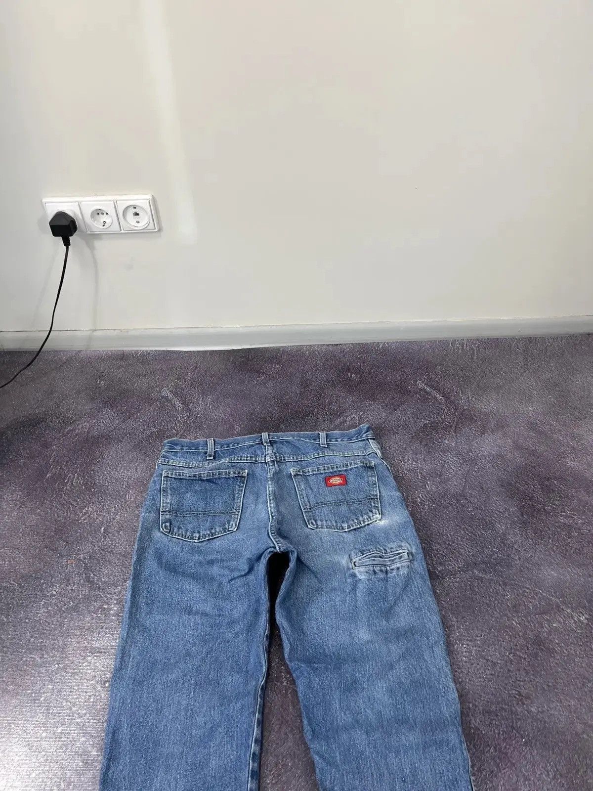 Dickies × Vintage Vintage Dickies USA Faded Blue Work Denim Hype Jeans Size US 34 / EU 50 - 4 Thumbnail