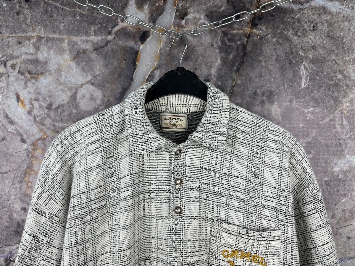 Camel Camel Active Men’s Polo Shirt Vintage Check Pattern Beige Size US XXL / EU 58 / 5 - 2 Thumbnail