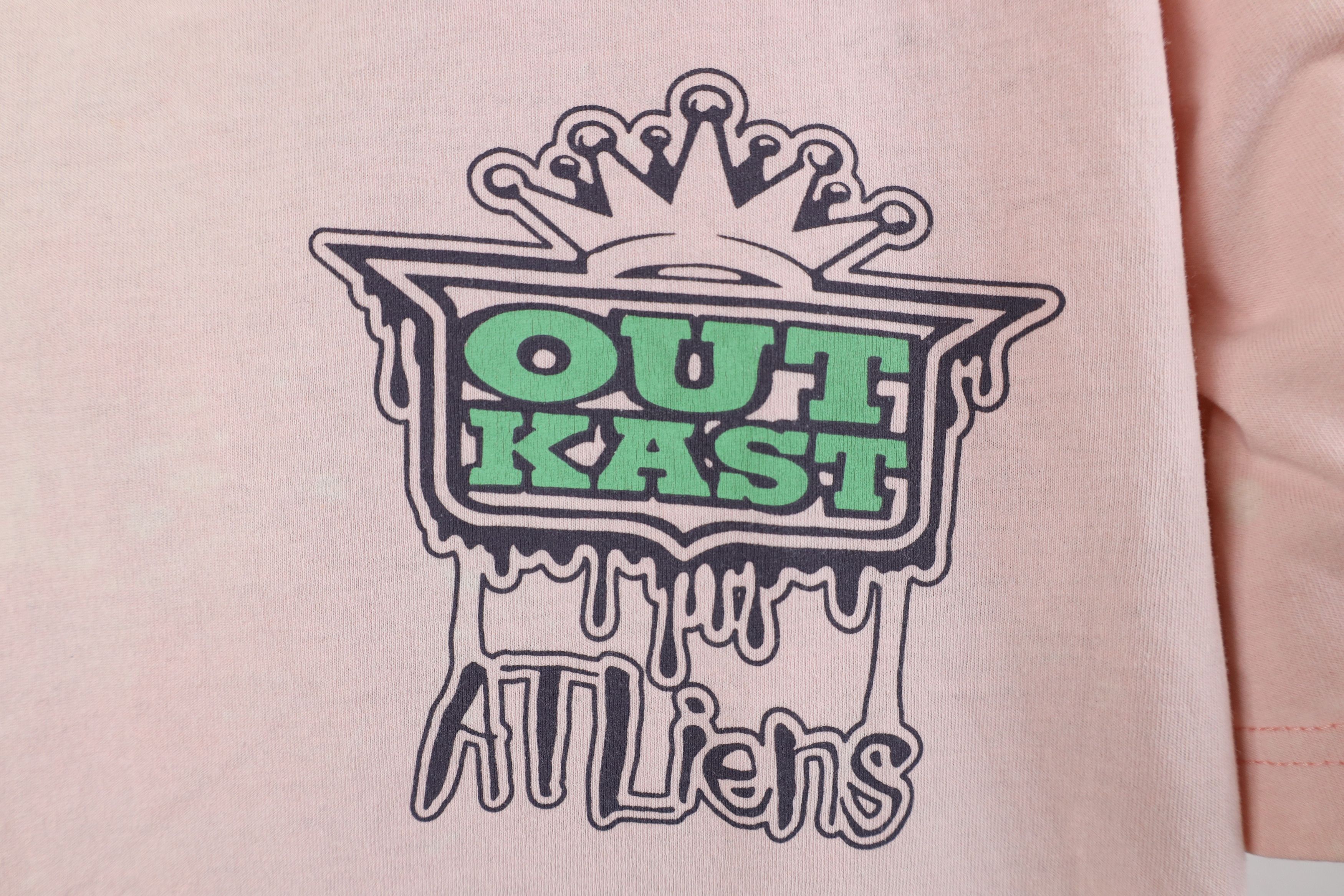 Vintage Y2K Streetwear Atliens Outkast Band Short Sleeve T-Shirt Size 3XL / US 20-22 - 4 Thumbnail