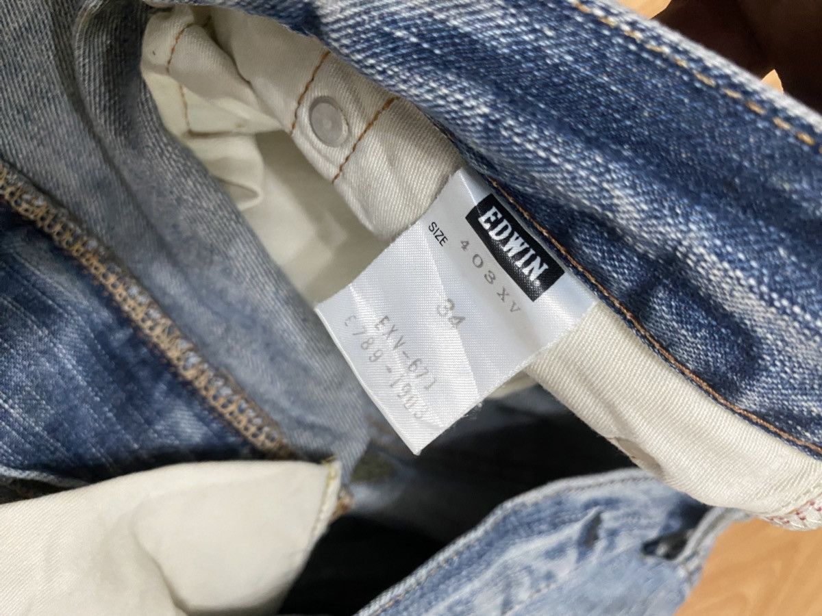 Edwin × Japanese Brand Edwin exclusive vintage model xv distressed style Size US 36 / EU 52 - 9 Thumbnail